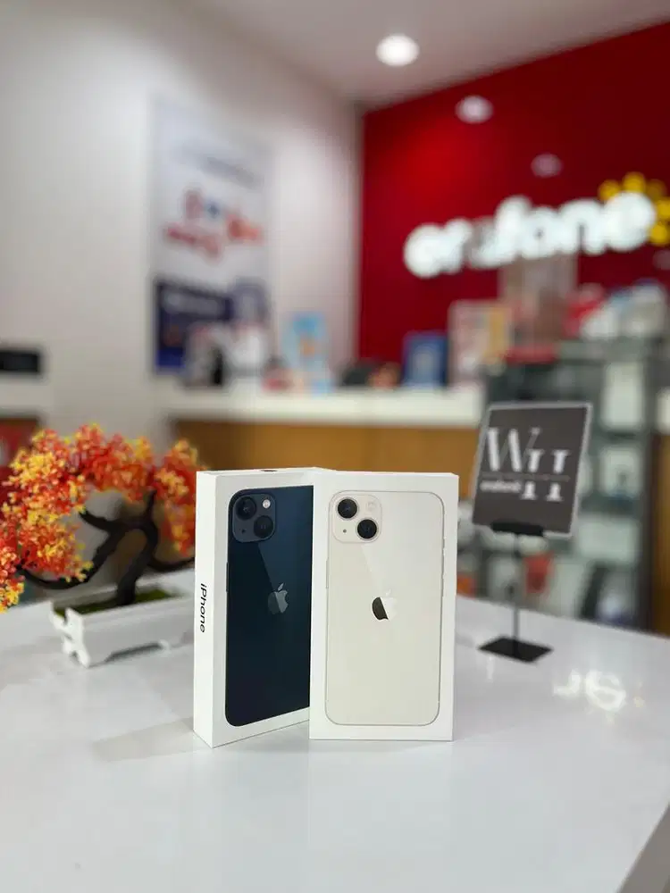 iPhone 13 128 New ibox bisa kredit dan tukar tambah!!