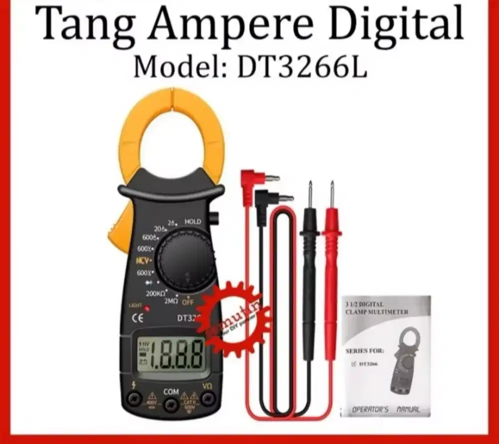 Tang ampere digital NVC multimeter clamp meter
