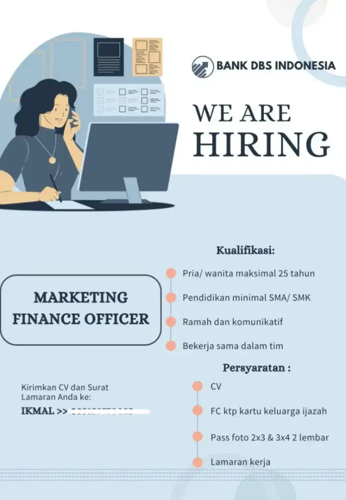 LOWONGAN STAFF MARKETING KTA DBS