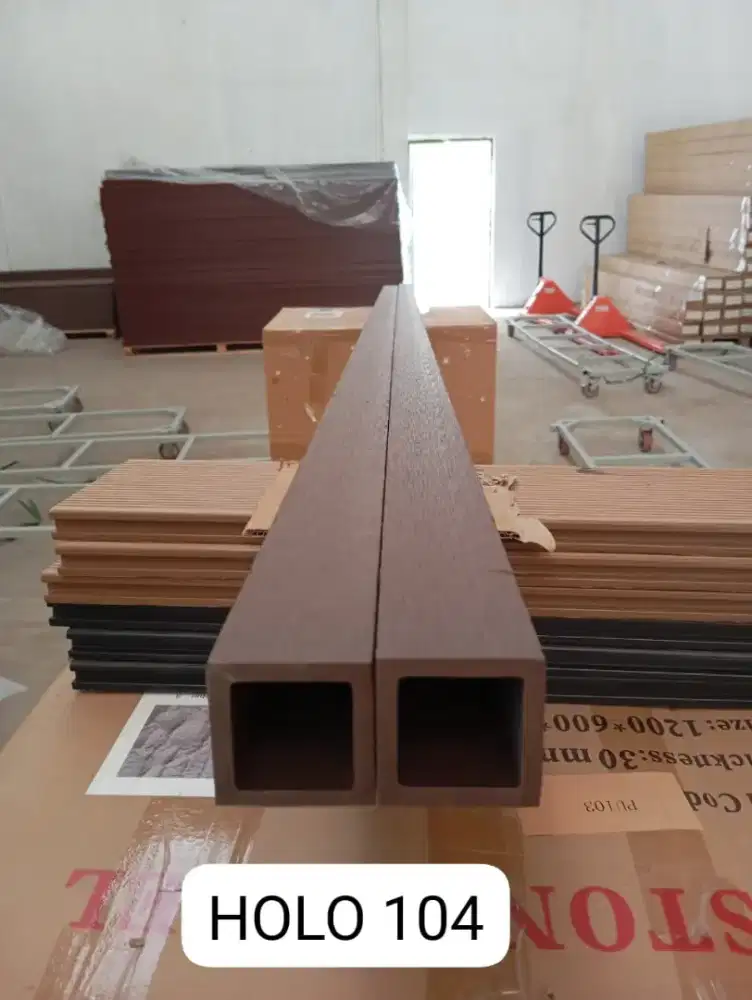 Hollow Decking Outdoor Kisi-kisi Ukuran 290cm / 5x5cm