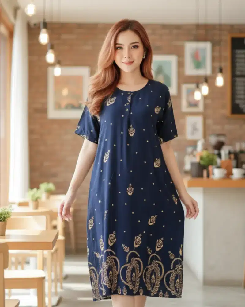 Daster Anya Santung Rayon Peluk Nyenyak