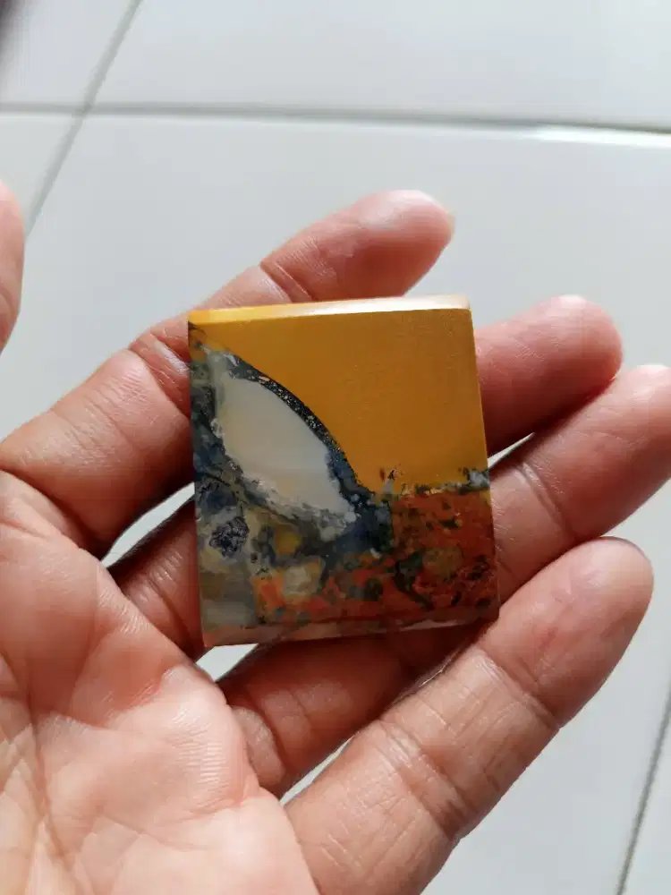 Batu Cincin Akik Permata Natural Pictorial Agate Batu Gambar Maligano