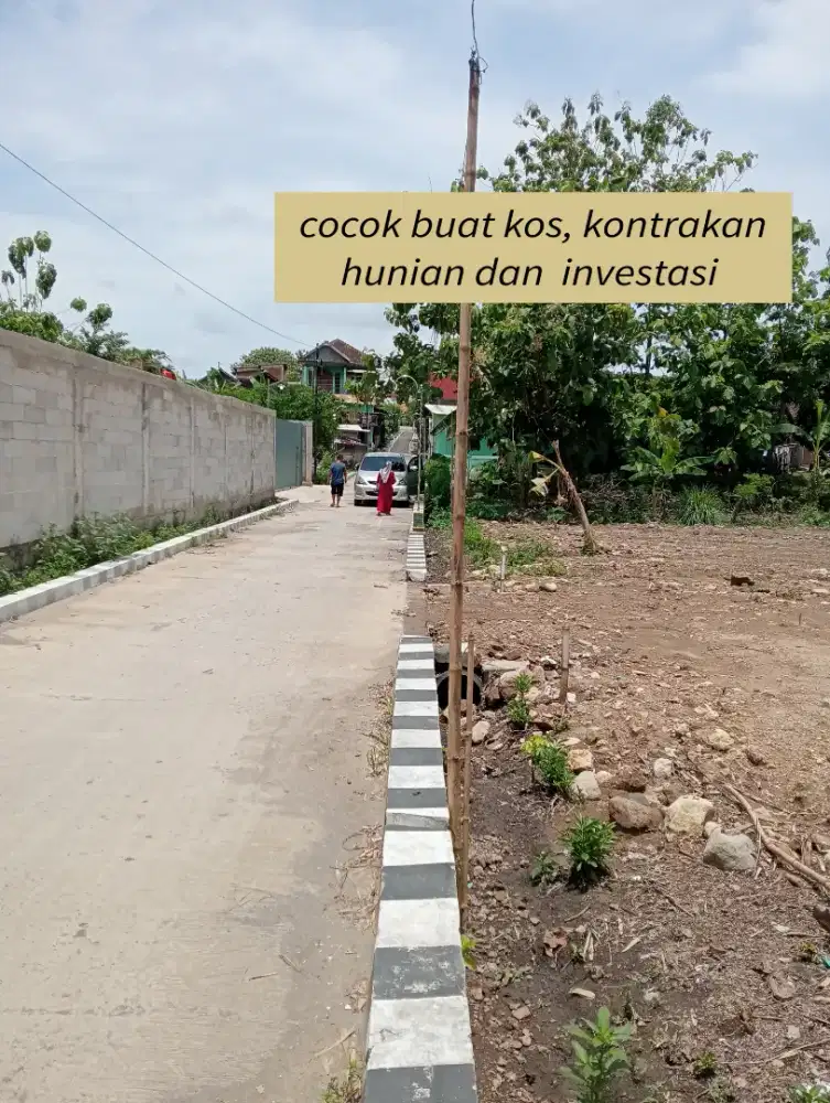 Pekarangan murah dekat Gudang Bulog Krikilan