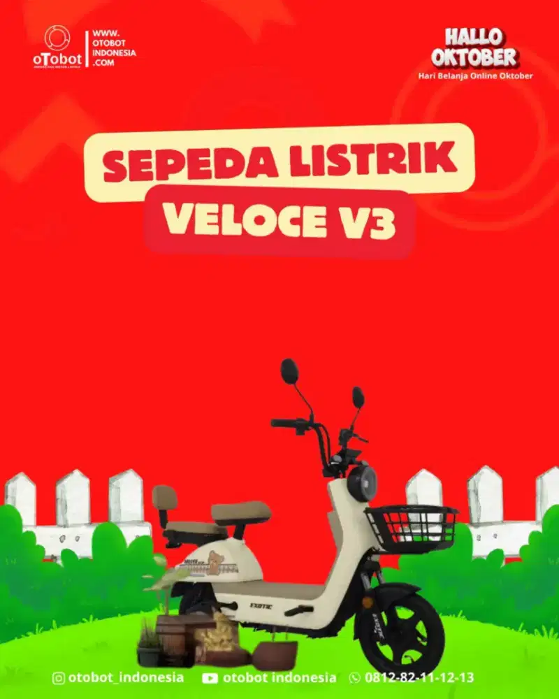 Sepeda listrik veloce v3