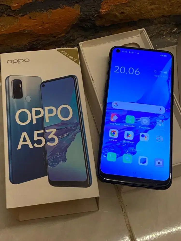 Oppo A53 Ram 4+3/64gb resmi segel mulus gak ada minus