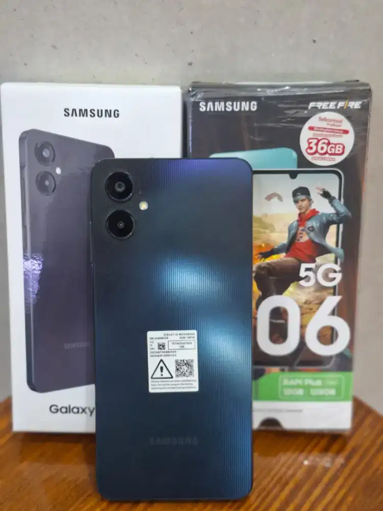 SAMSUNG A06 5G 6/128 SUPER MULUS NO LECET FULL SET ORIGINAL CASAN ORI
