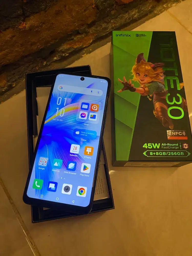 Infinix Note 30 Ram 8+8/256gb game libas sesuai iklan resmi garansi