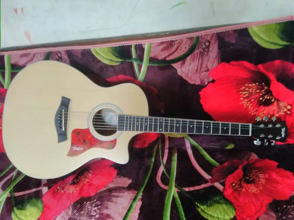 Baru Gitar Akustik Taylor Natural Makassar