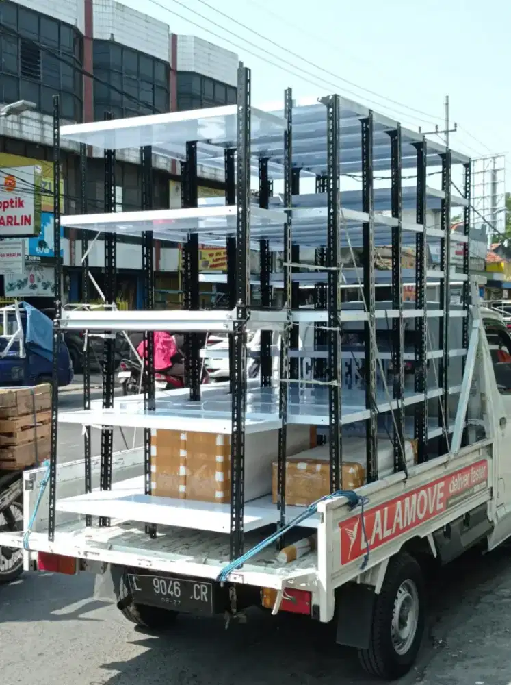 Rak besi rak besi rak buku rak gudang