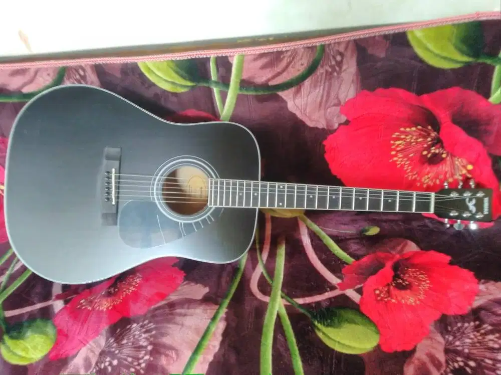 Baru Gitar Akustik FG Hitam Makassar