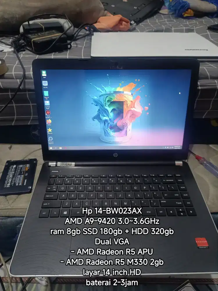 Hp 14 bw023ax A9 dual VGA dual storage