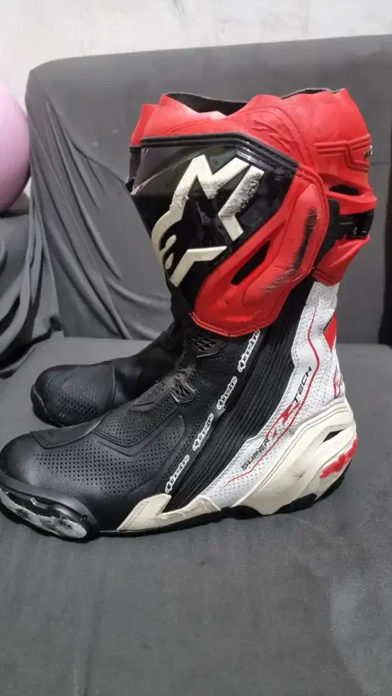 Sepatu balap alpinestar super R tech ukuran 43