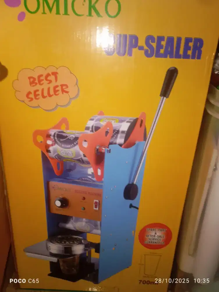 Cup Sealer/ mesin press penutup gelas