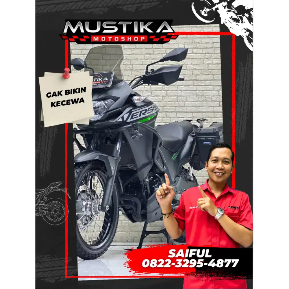 Perfect Condition!!Kawasaki Versys X 2023 Warna Favorit Mulus-Mustika