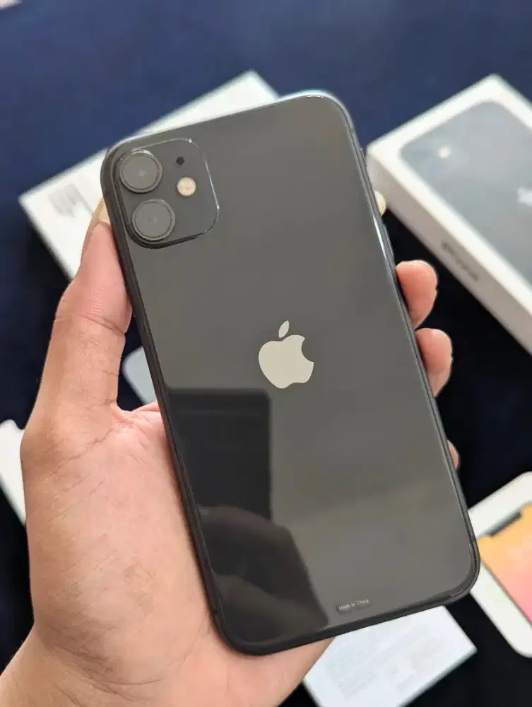 iPhone 11 64GB iBox PA/A BH 81% Fulset mulus Original Pemakaian