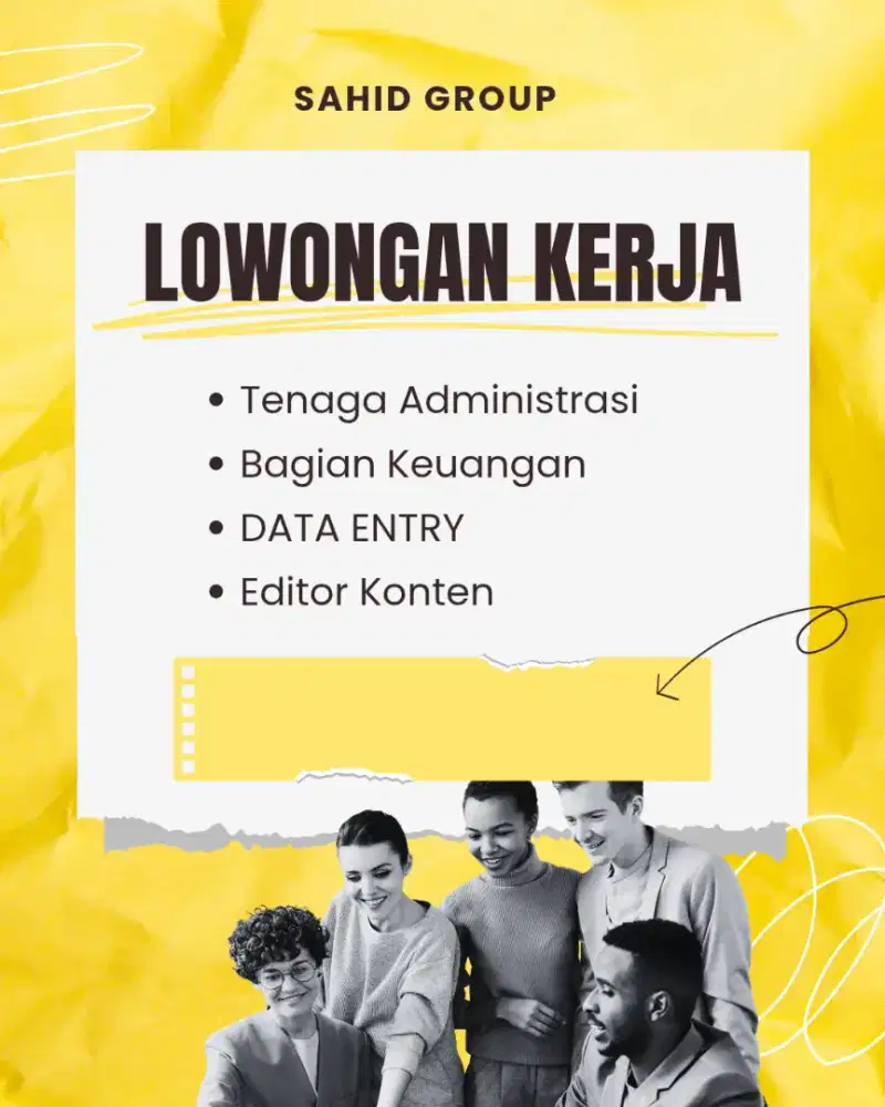 LOKER ADMINISTRASI SAHID GROUP JAKARTA PUSAT