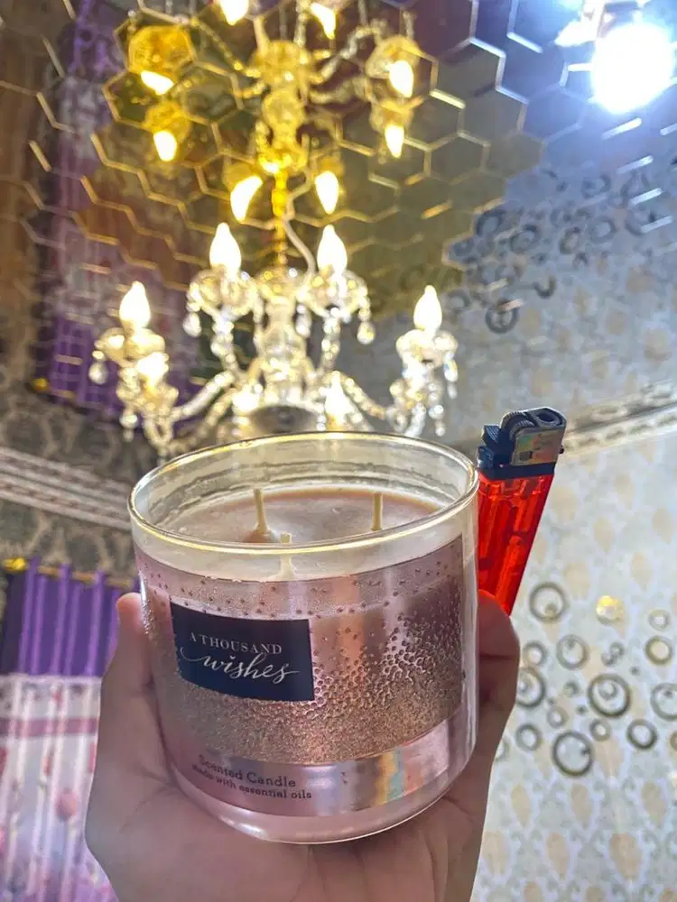 Lilin 3sumbu BBW wangi manis belum pernah dipake