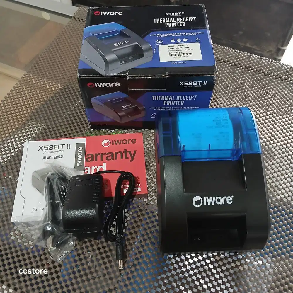 Printer Bluetooth X58BT II SUPPORT MOKA POS Iware Bluetooth thermal