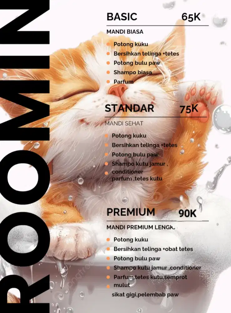 GROOMING KUCING PANGGILAN