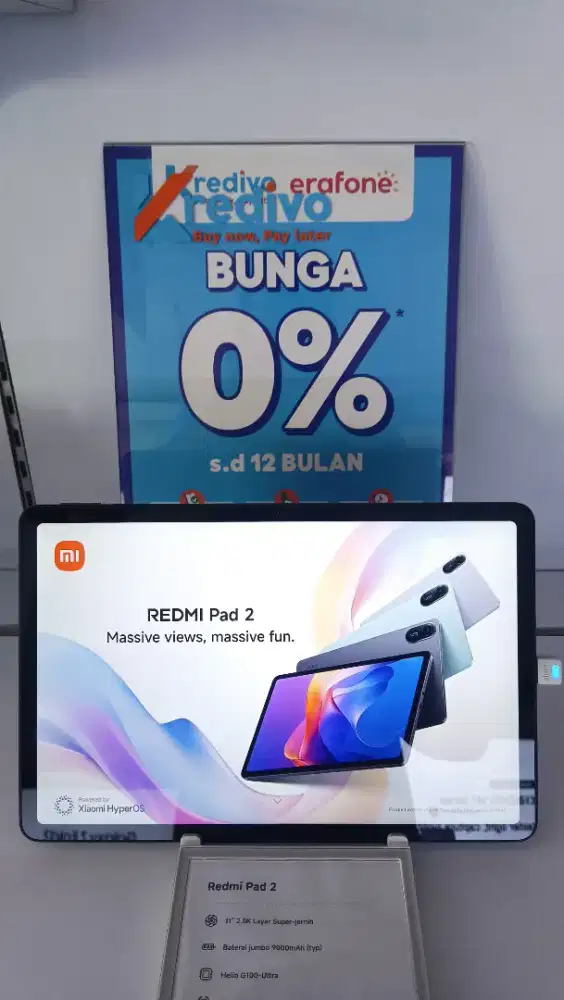 RedMi pad 2 Cicilan by kredivo