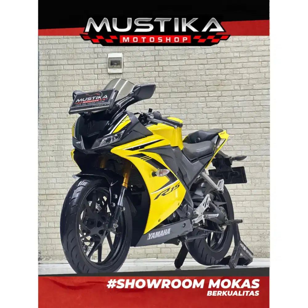 Perfect Condition!!Yamaha R15 V3 2018 Yellow Plat Jatim Mulus-Mustika