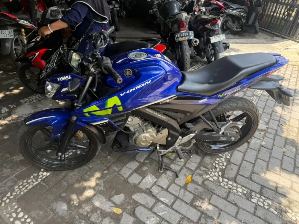 Yamaha Vixion New movistar THN 2018 plat AD Klaten