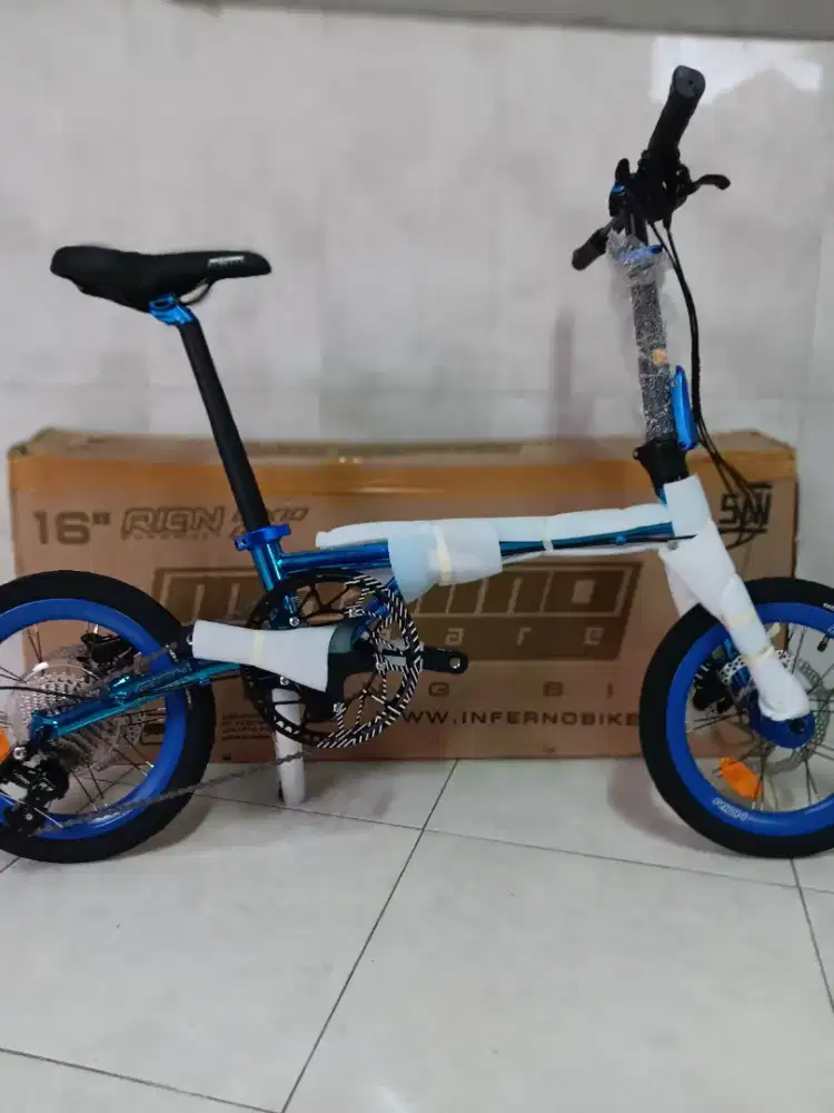 Sepeda lipat uk 16 baru beli blm dipakai