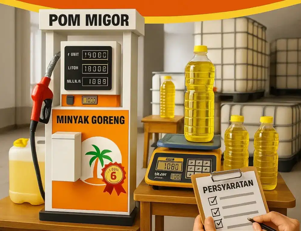 Sales marketing minyak goreng