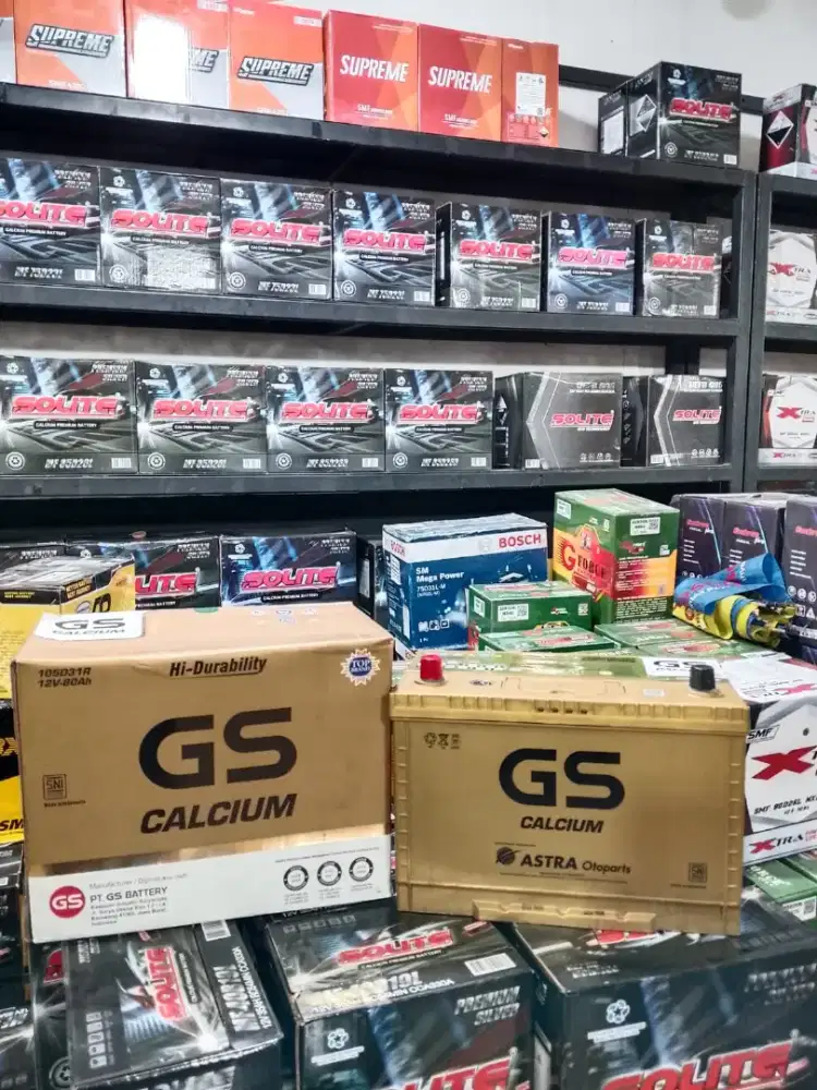 Aki Mobil Basah dan Kering Mulai 450K Tukar Tambah. Merk Lengkap