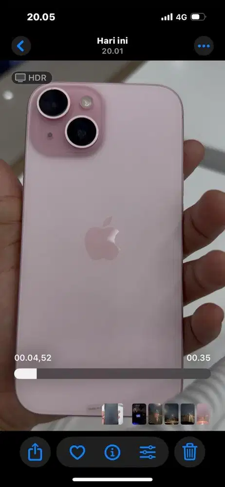 Ip 15 pink 128  6 bln pemakaian