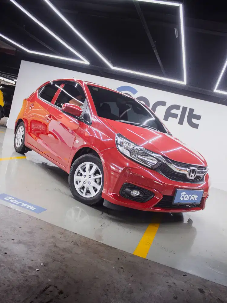(Cash) NIK 2020 Like New! KM 9rb Honda Brio E A/T Rallye Red