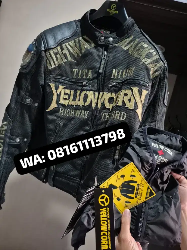 Jacket Kulit Yellow Corn YB-4109