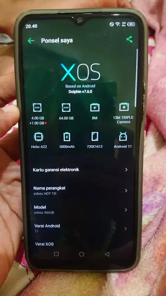 Jual Hp Infinix hot 12i 4/64