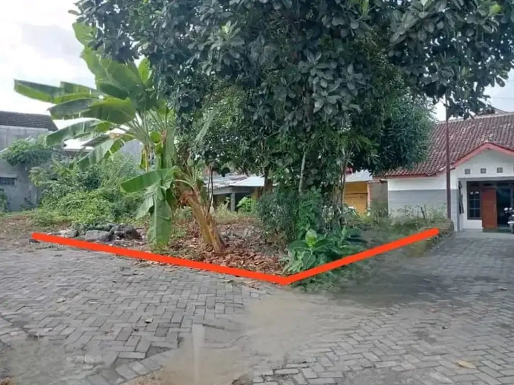 Tanah Hak Milik di Barat MALIOBORO 395JUTA Area Lokasi Soragan