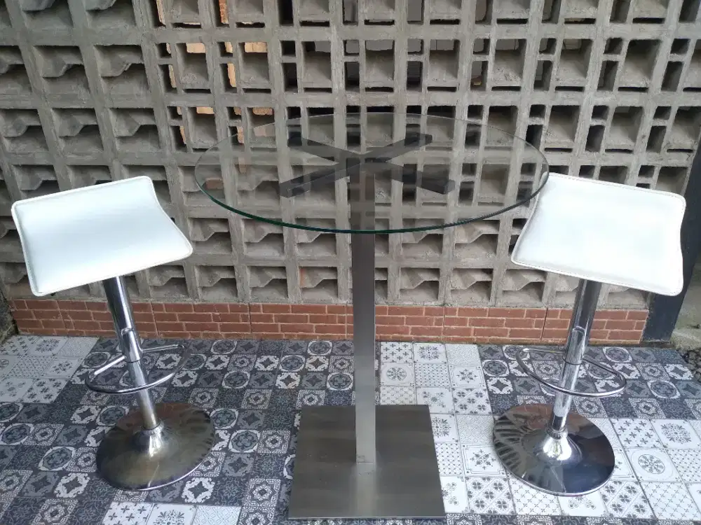meja bar informa free 2 stool informa