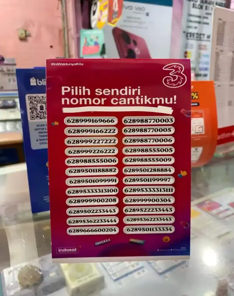 Nomor Cantik Tri Kuota 14gb