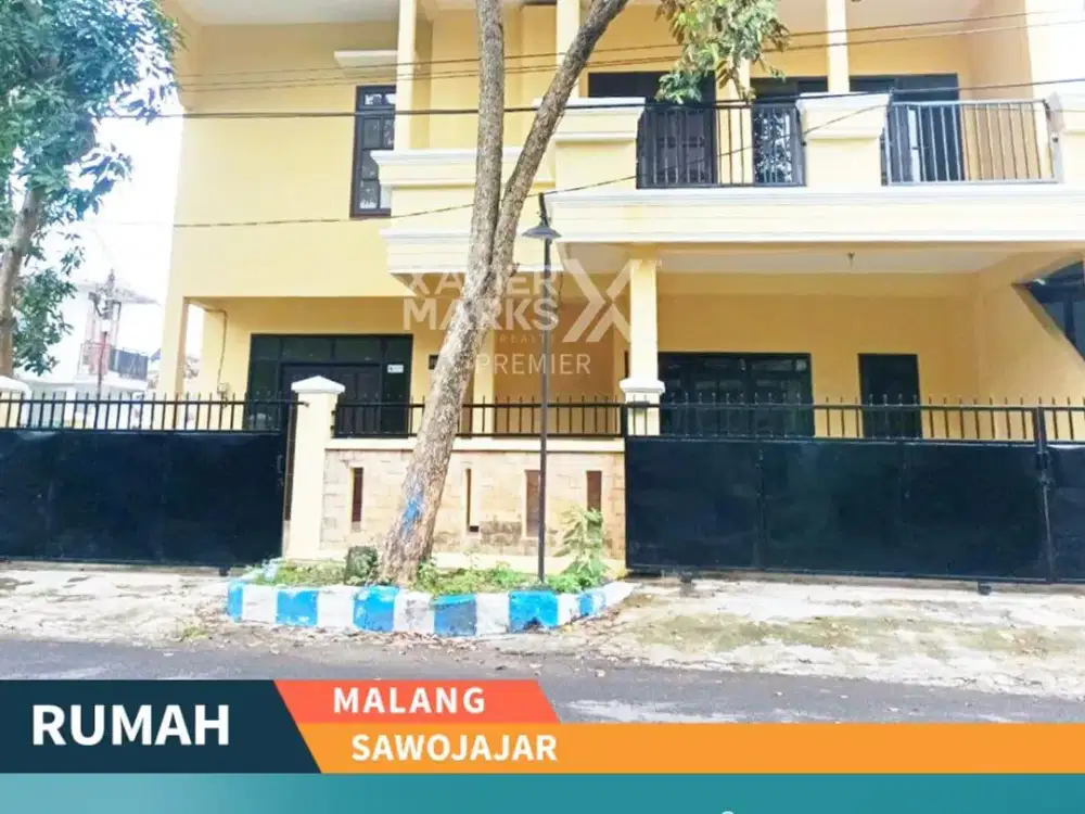 Dijual Rumah Hook 2 Lantai Carport Luas di Sawojajar Kota Malang