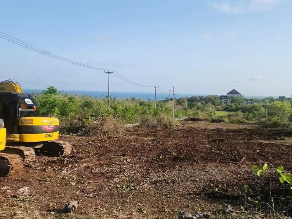 Tanah ocean view 1 hektar kawasan Melasti beach Ungasan Badung Bali