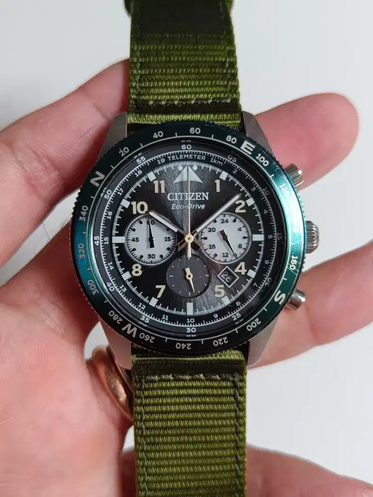 Citizen Eco Drive CA4558-16E Men Future Force Chrono original bekas