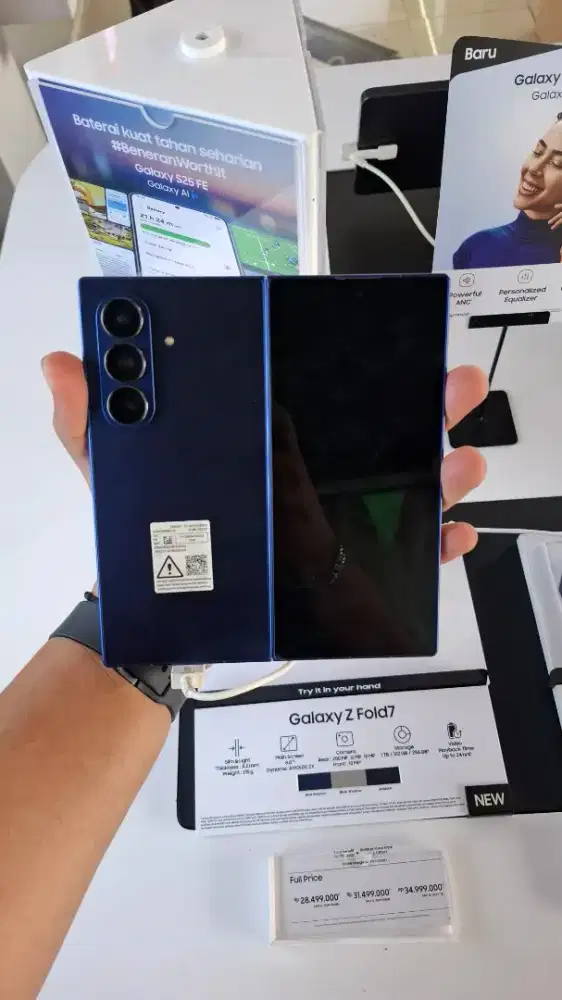DISKON TERMURAH! SAMSUNG ZFOLD 7 12/512 SEGEL GARANSI SEIN RESMI