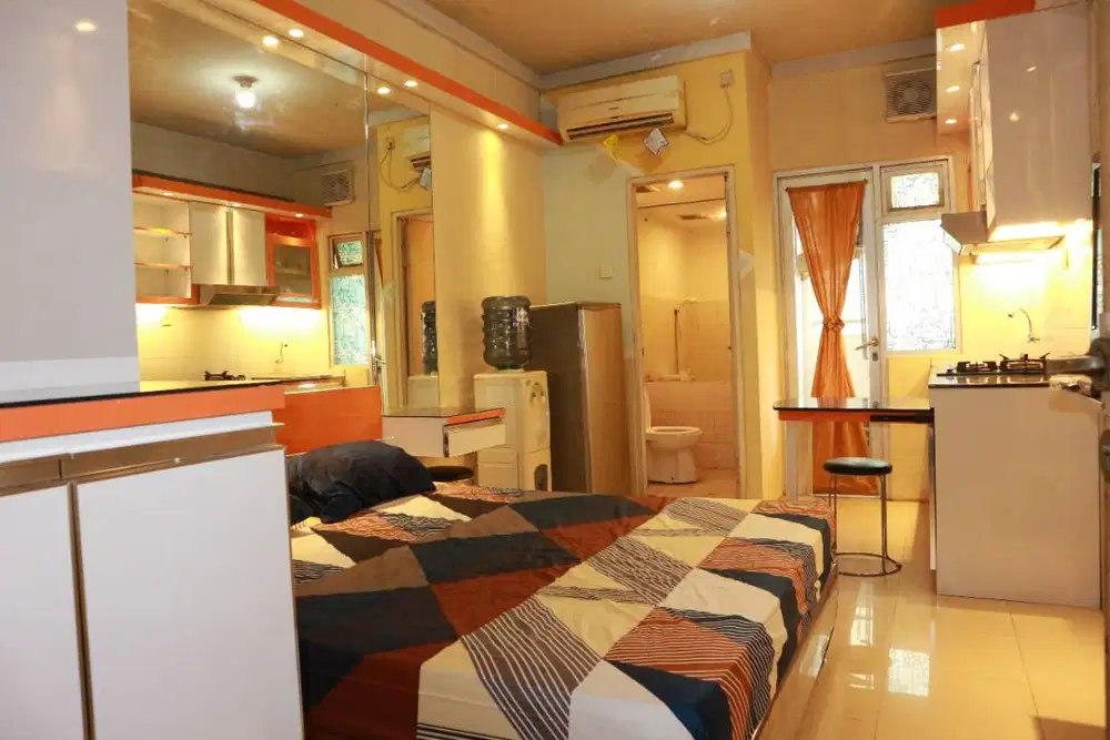Apartement Studio View Timur Lt. Rendah Bulanan/Tahunan-Grand Emerald