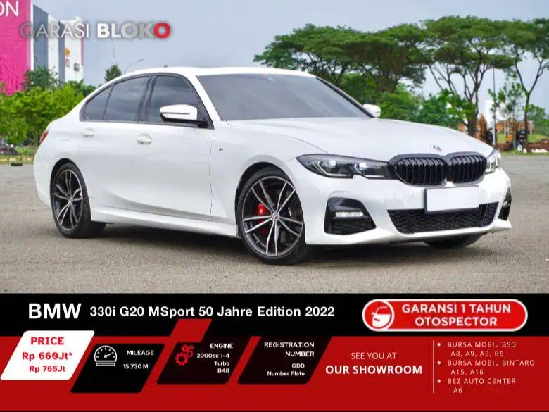 BMW 330i G20 MSport  B48 50 Jahre Edition 2022