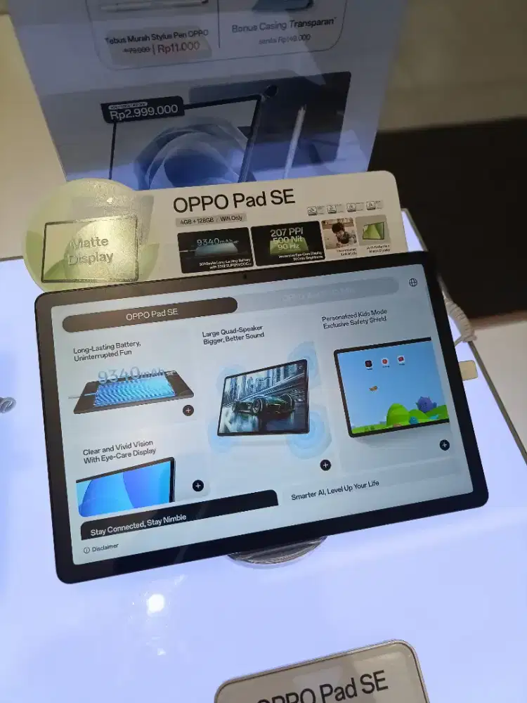 OPPO PAD SE MATTE DISPLAY NEW
