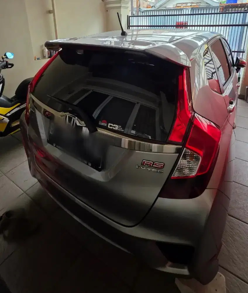 Jazz 2016 rs matic warna abu abu dijual cepat