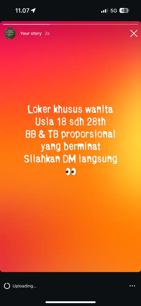 Lowongan khusus Perempuan/WANITA