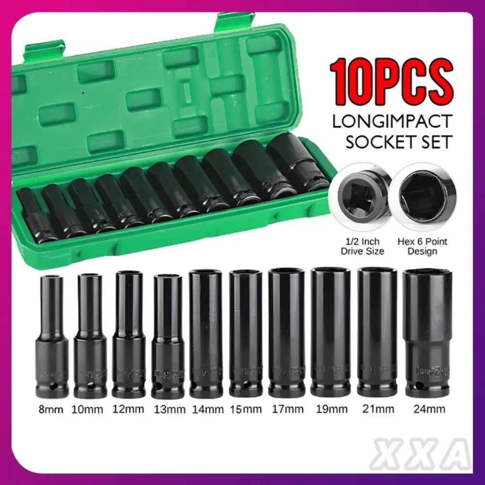 Kunci sok impact 10 pcs