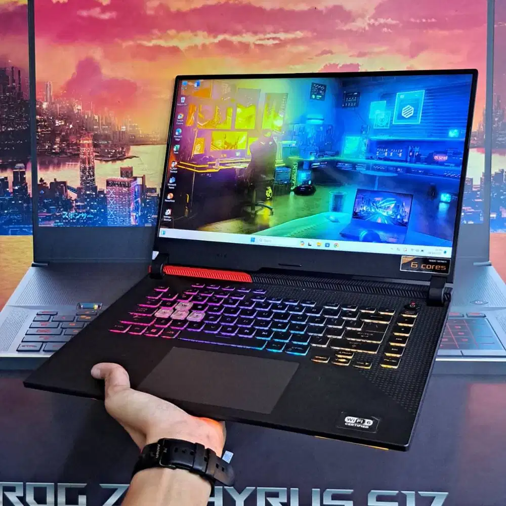 ASUS ROG STRIX G513QC Ryzen 5-5600H RAM 16GB SSD 512GB NVIDIA RTX 3050