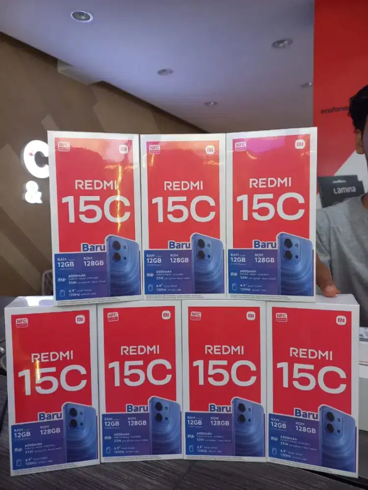 Redmi 15C 8/256 Batrai 6000mAh