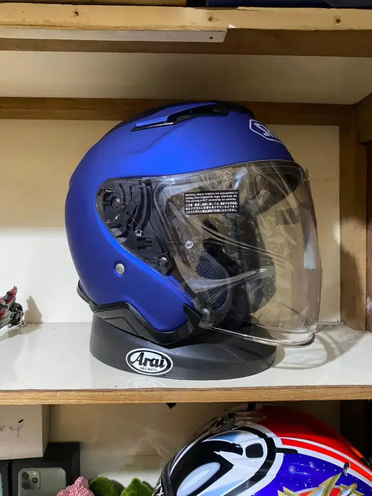 SHOEI JCRUISE 2 BLUE MATT SNI