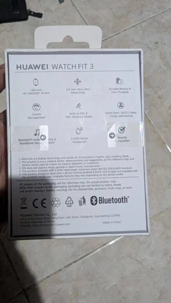 Huawei watchfit 3 brand new inbox Masih segel belum dibuka